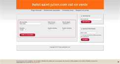 Desktop Screenshot of hotel-saint-julien.com